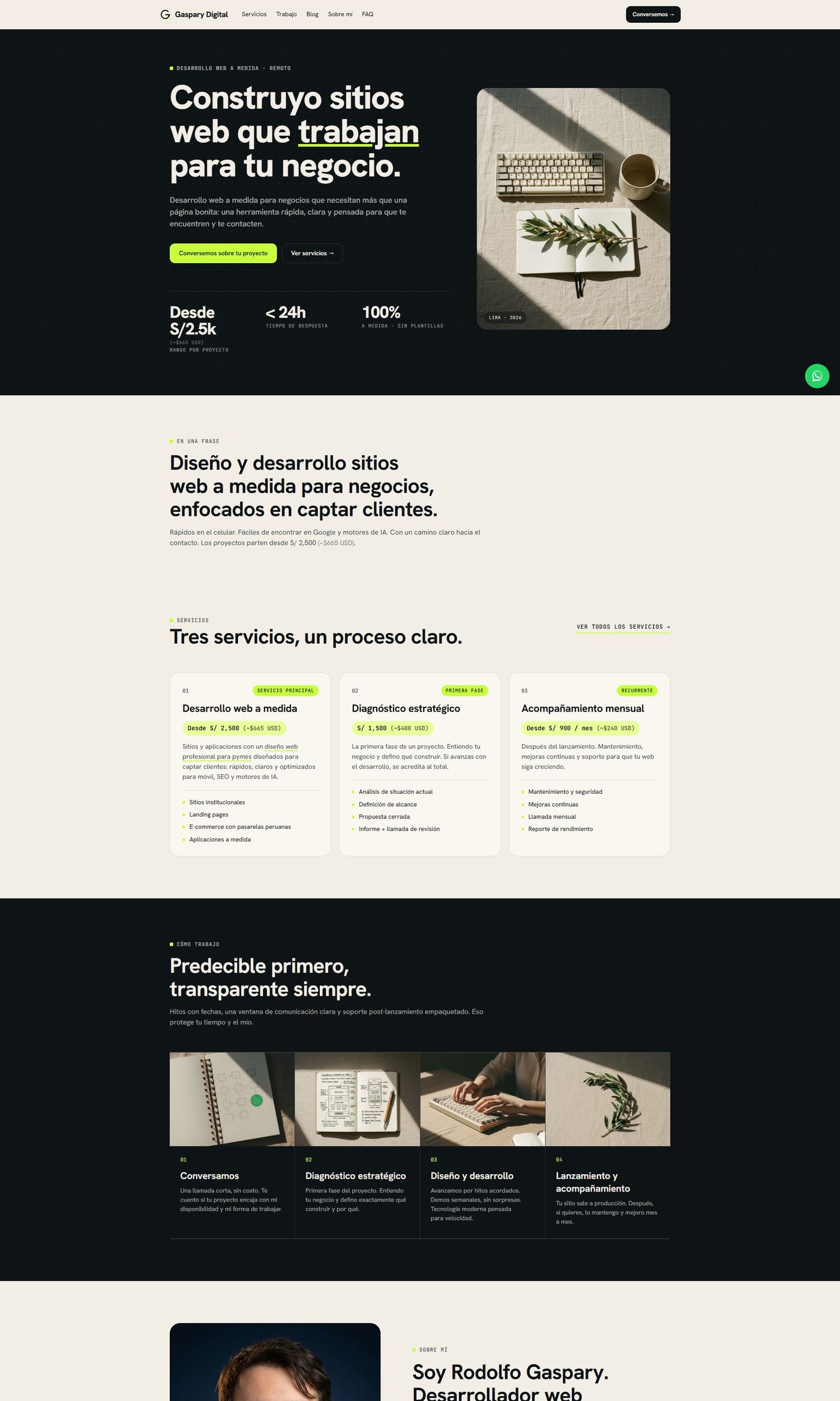 Gaspary Digital home page